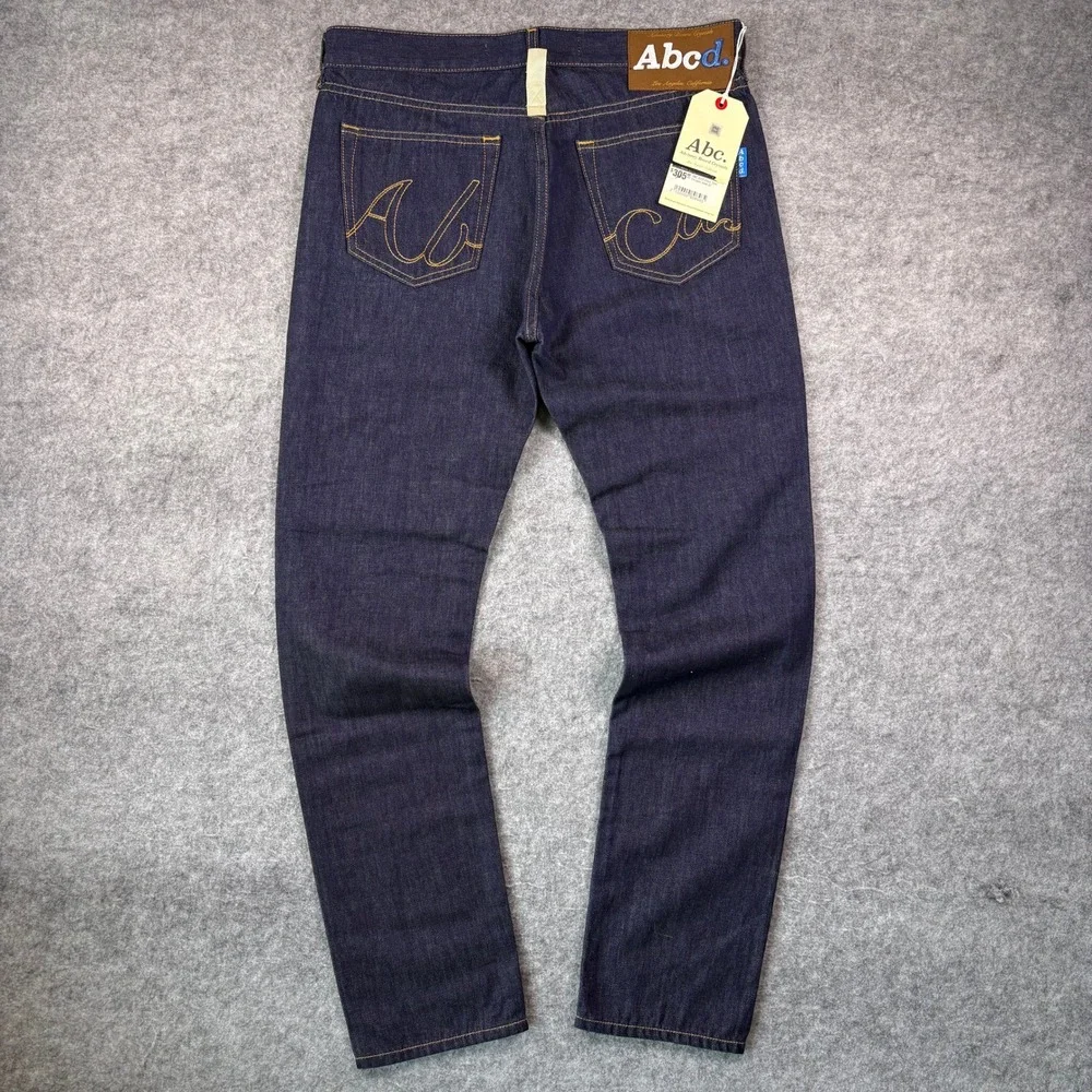 Advisory Board Crystals Abcd Slim Fit Jean Rinse Indigo Denim Made in Italy 32